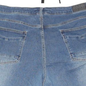 Ethanol Mens Super Comfy Straight Stretch Knit Jersey Denim Five Pocket Jean